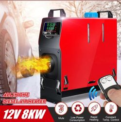 8KW 12V Diesel Air Heater LCD Display Remote Control For Car Trucks US