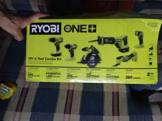 Ryobi 18V ONE+ 6-Tool Combo Kit