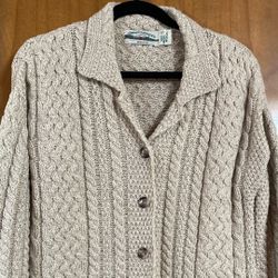 Irish Marino 100% Wool Sweater Size Small