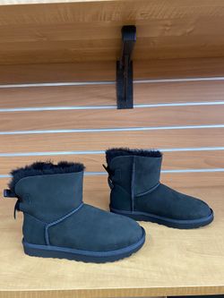 UGG Women's Mini Bailey Bow II Boots in black