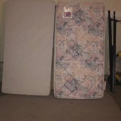 TWIN BED, BOX SPRING and FRAME