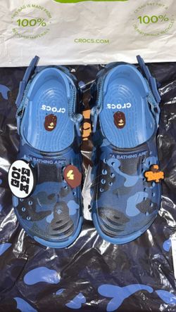 Bape crocs brand new