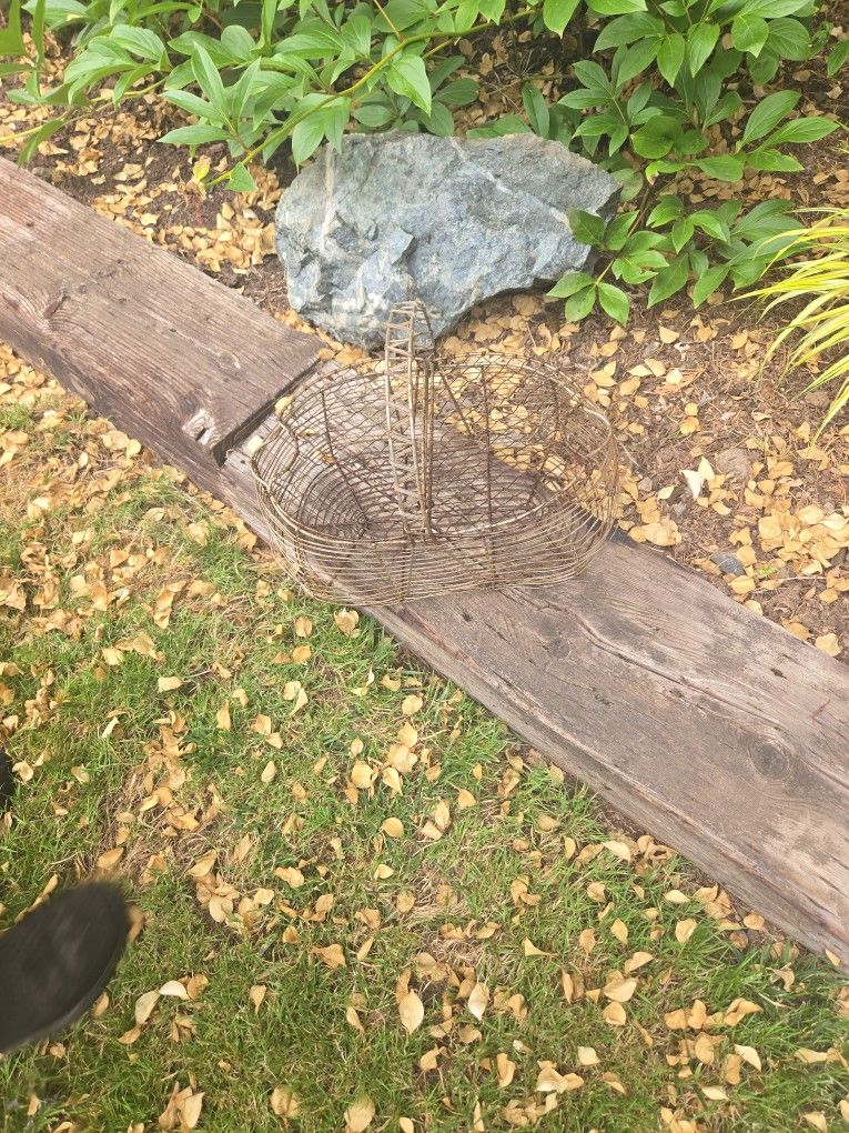 Antique Oyster Basket