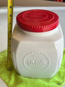 SCM Stoneware cookies jar
