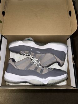 Jordan 11 Retro Low Cool Grey 2018 (Icy) - Size 11