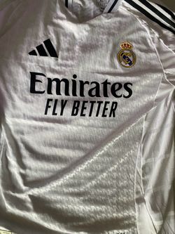 Mbappe Madrid jersey xl