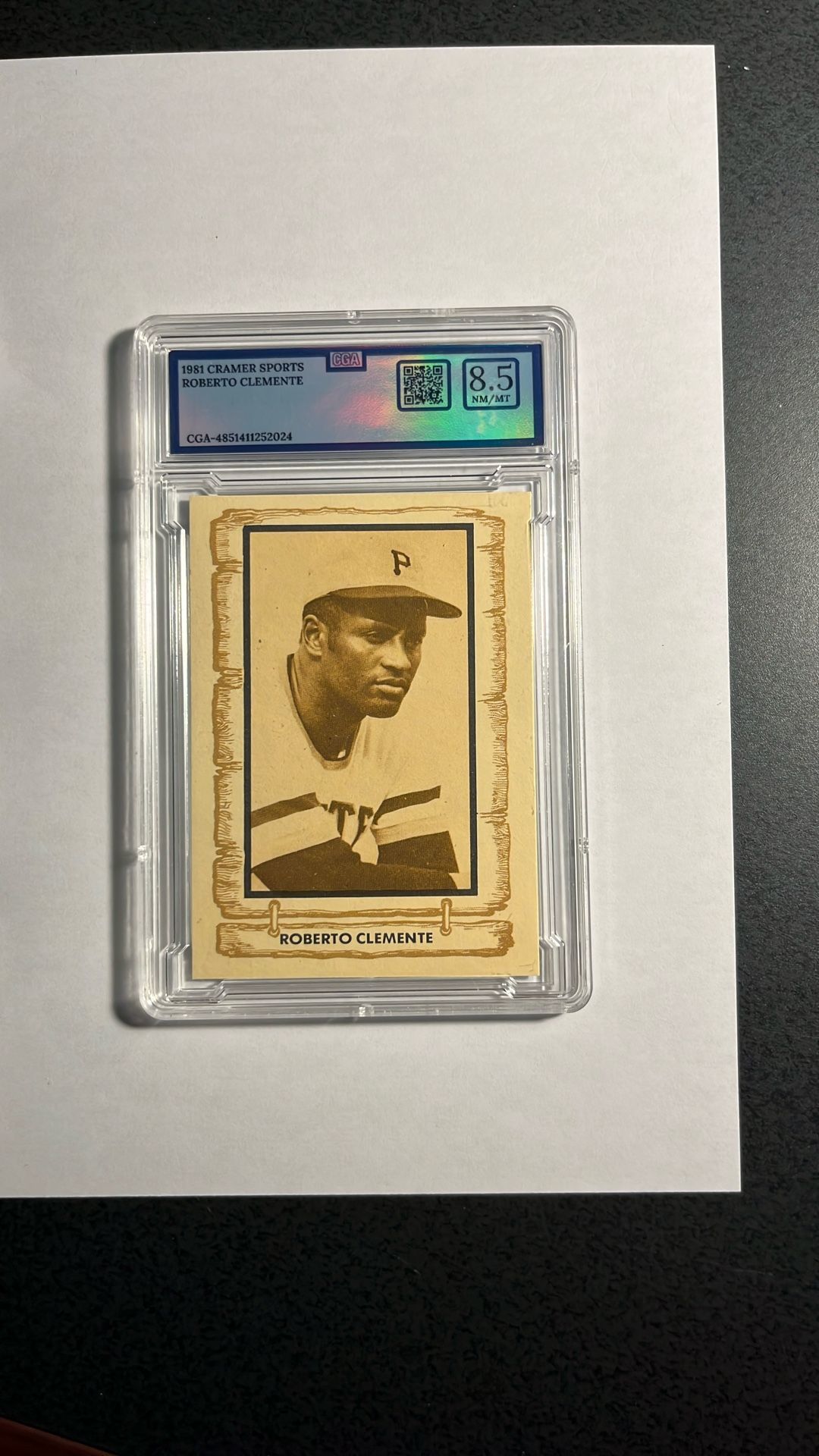 Roberto Clemente 1981 Baseball Legends Graded Card
