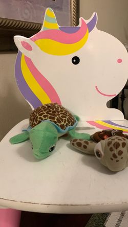 Turtles plush 6 1/2” and key chain 4 1/2”  .50each