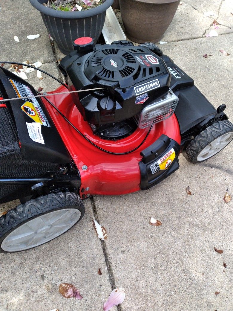Craftsman Platinum 21" Inch Self Propelled Lawnmower W/Bag
