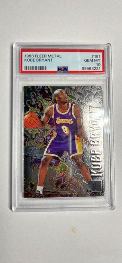 Kobe Bryant 1996 Fleer Metal RC PSA 10