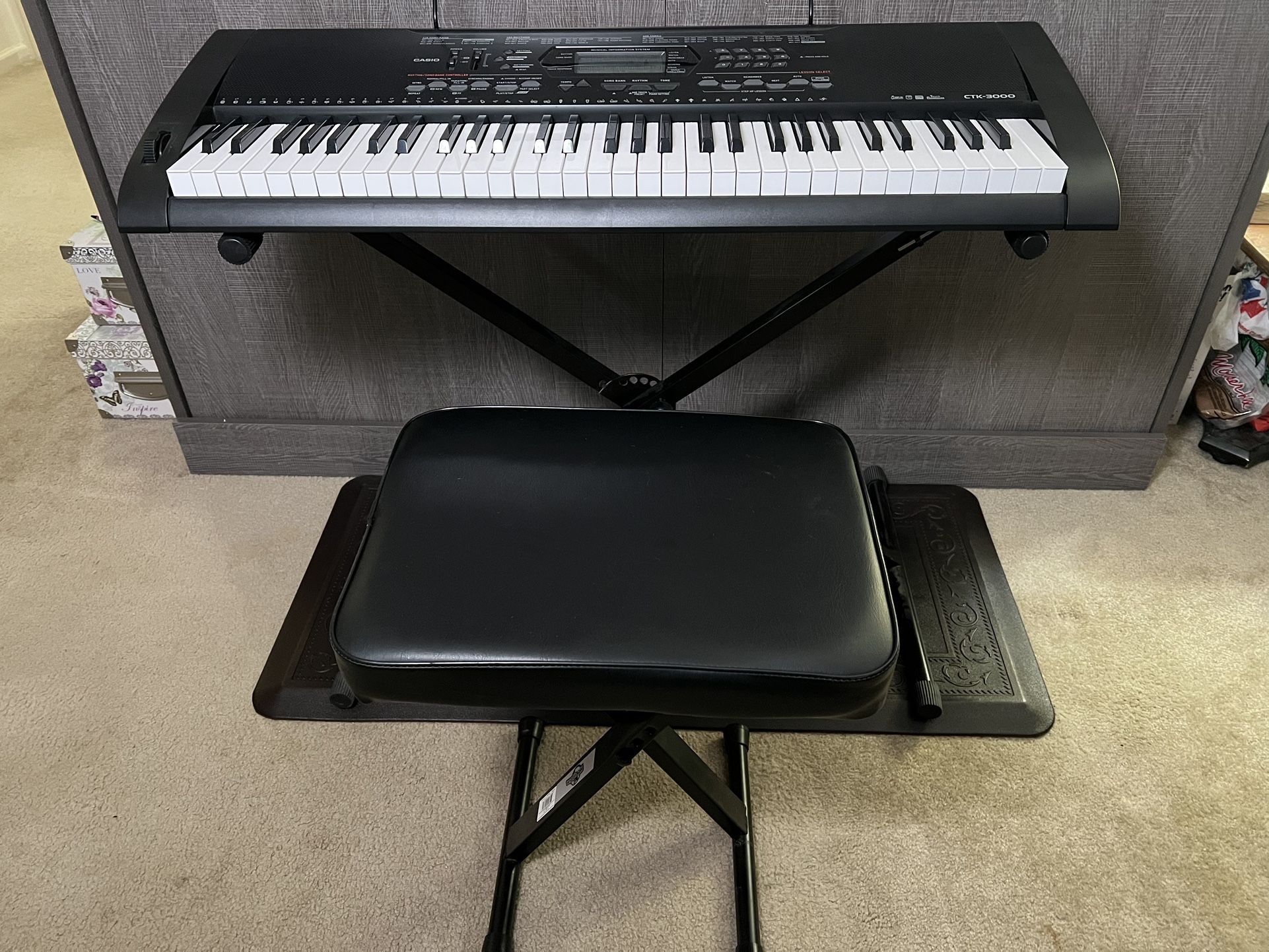 Casio CTK-3000 Keyboard, 61-key