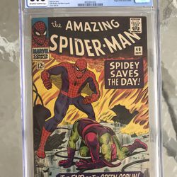 Amazing Spider-Man #40 (1967) CGC 6.0 — O/w To White Pages; Green Goblin Origin