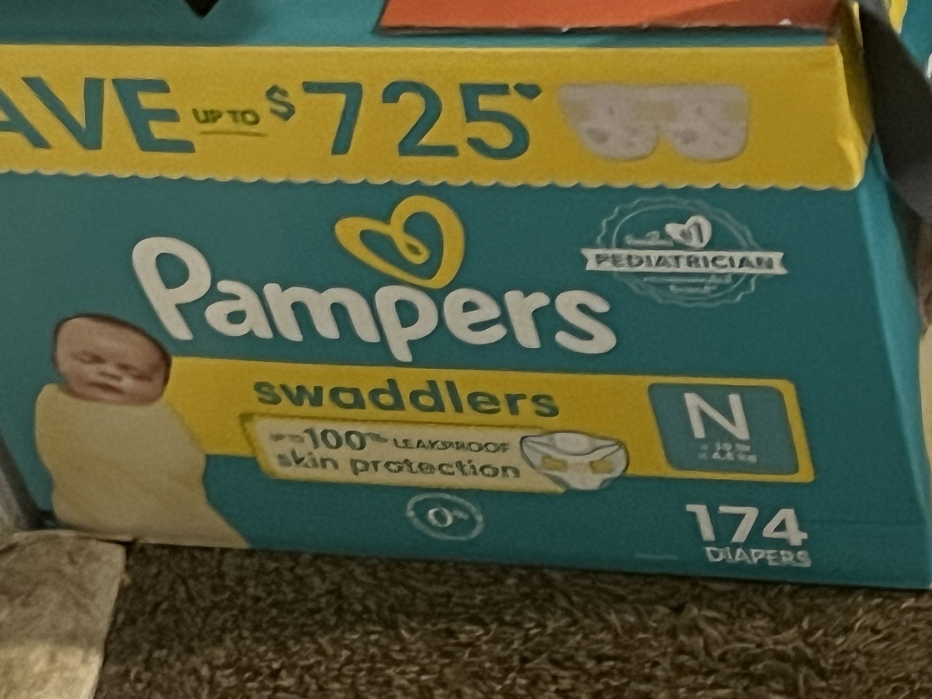 Newborn Pamper Swaddlers 