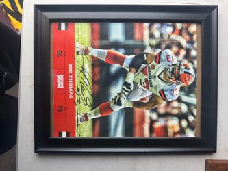 Joe Thomas Cleveland Browns Signed Framed Photo