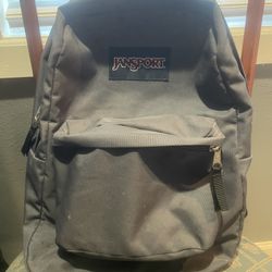 Gray Jansport Backpack 