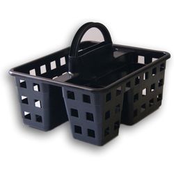Mainstay Small Utility Shower Caddy Tote (Black)