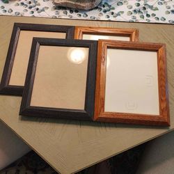 Set of 4 Solid Wood 8 x10 Picture Frames