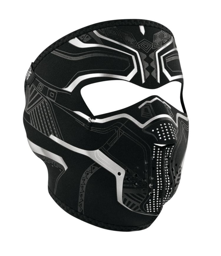 Zan Headgear Neoprene Full Face Mask with Marvel’s Black Panther