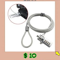 Security Cable Combination Lock