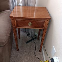 Vintage Pendelton Irwin Side Table With Drawer