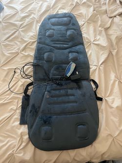 Portable massage cushion with heater