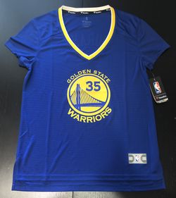 Fanatics Branded Golden State Warriors Kevin Durant Womens Blue Short Sleeve Jersey