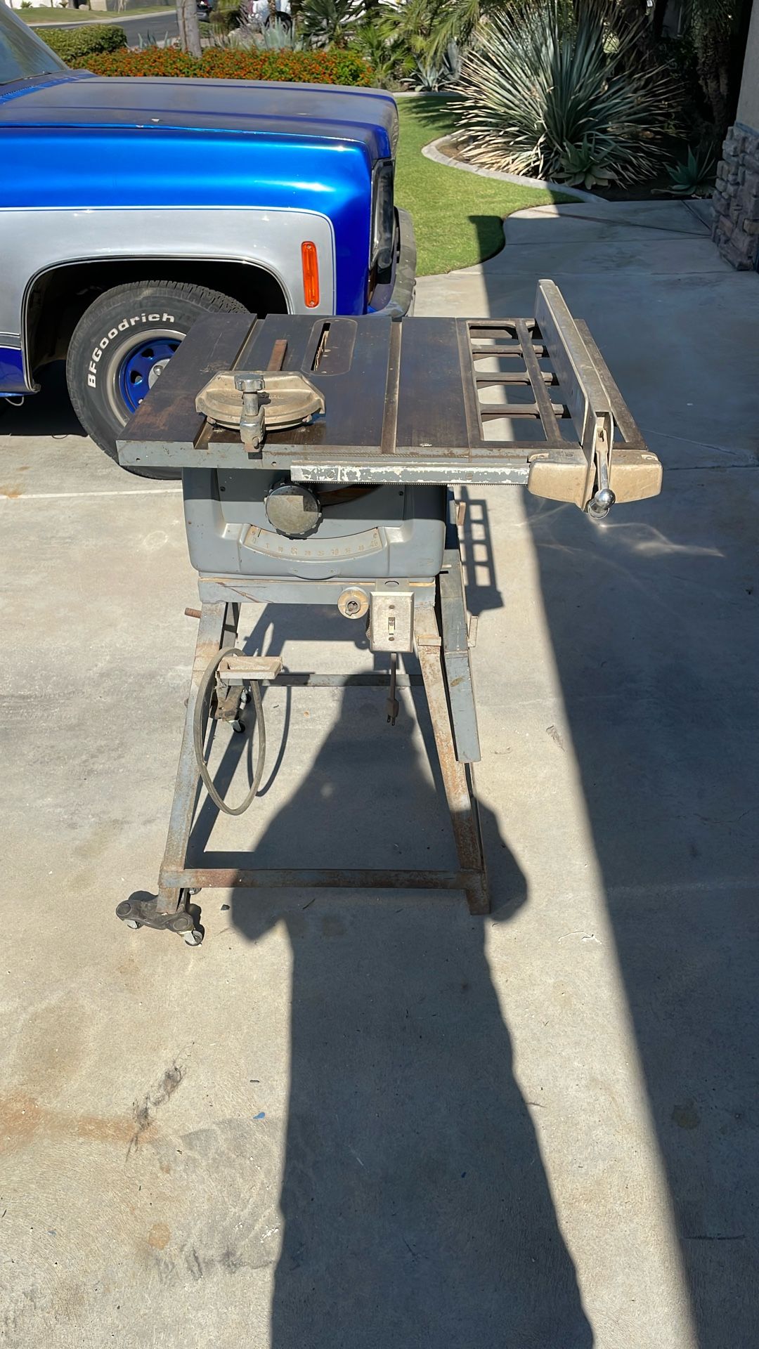 1960 craftsman table saw must be picked up cannot deliver