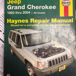 Haynes repair manual Jeep Grand Cherokee