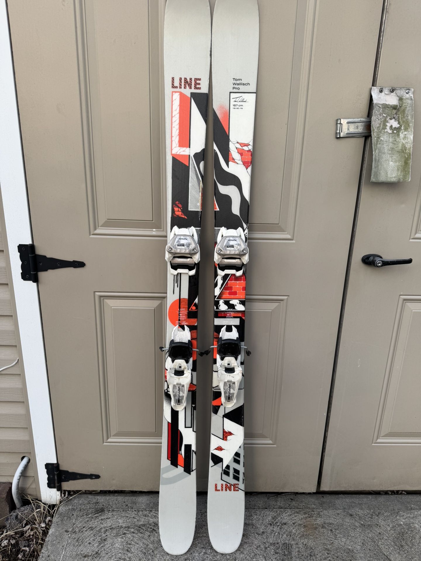 Line Tw Pro Skis with Marker Griffon Bindings