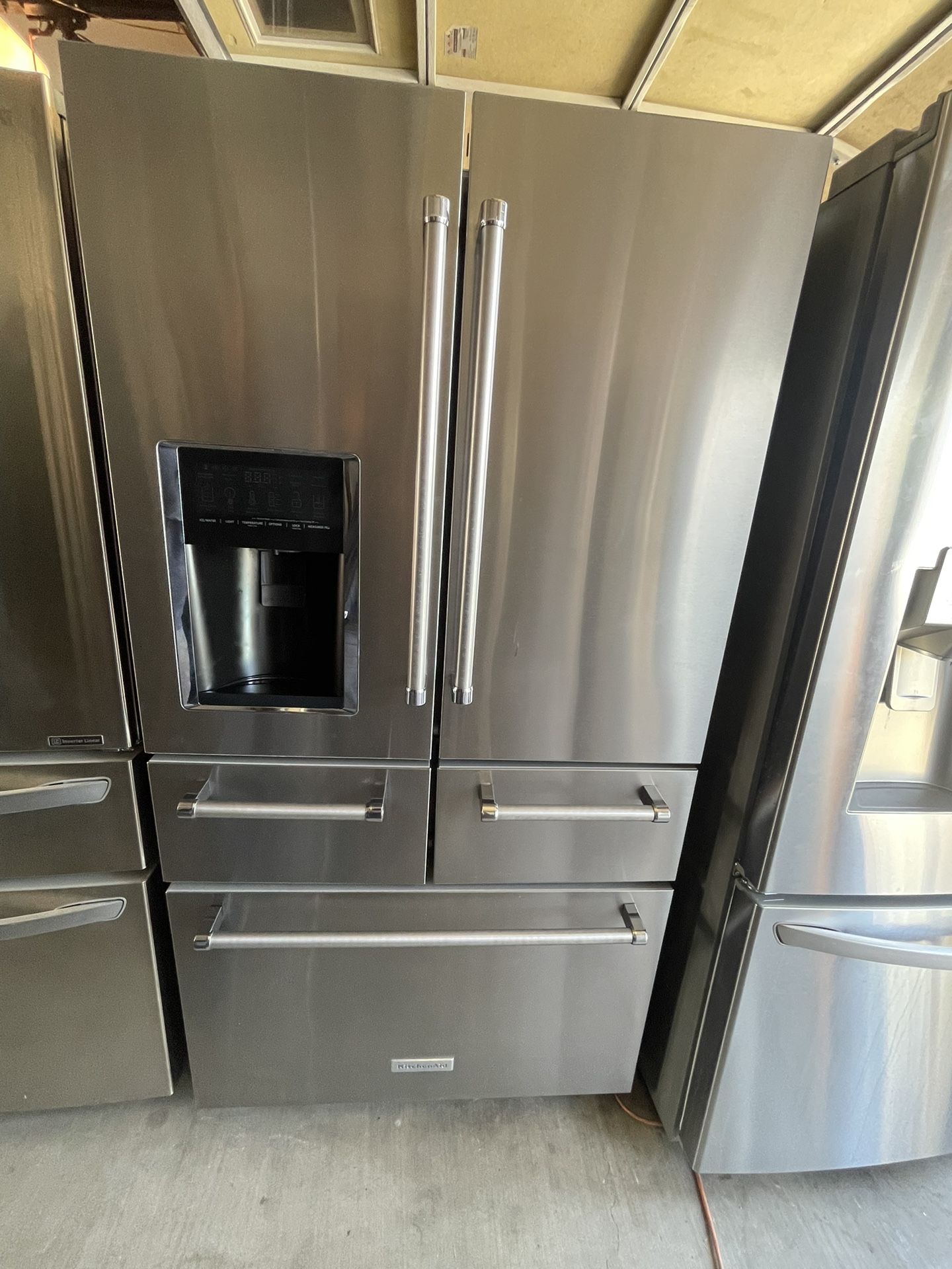 Kitchen Aid Refrigerator 5 Door Stainless Steel