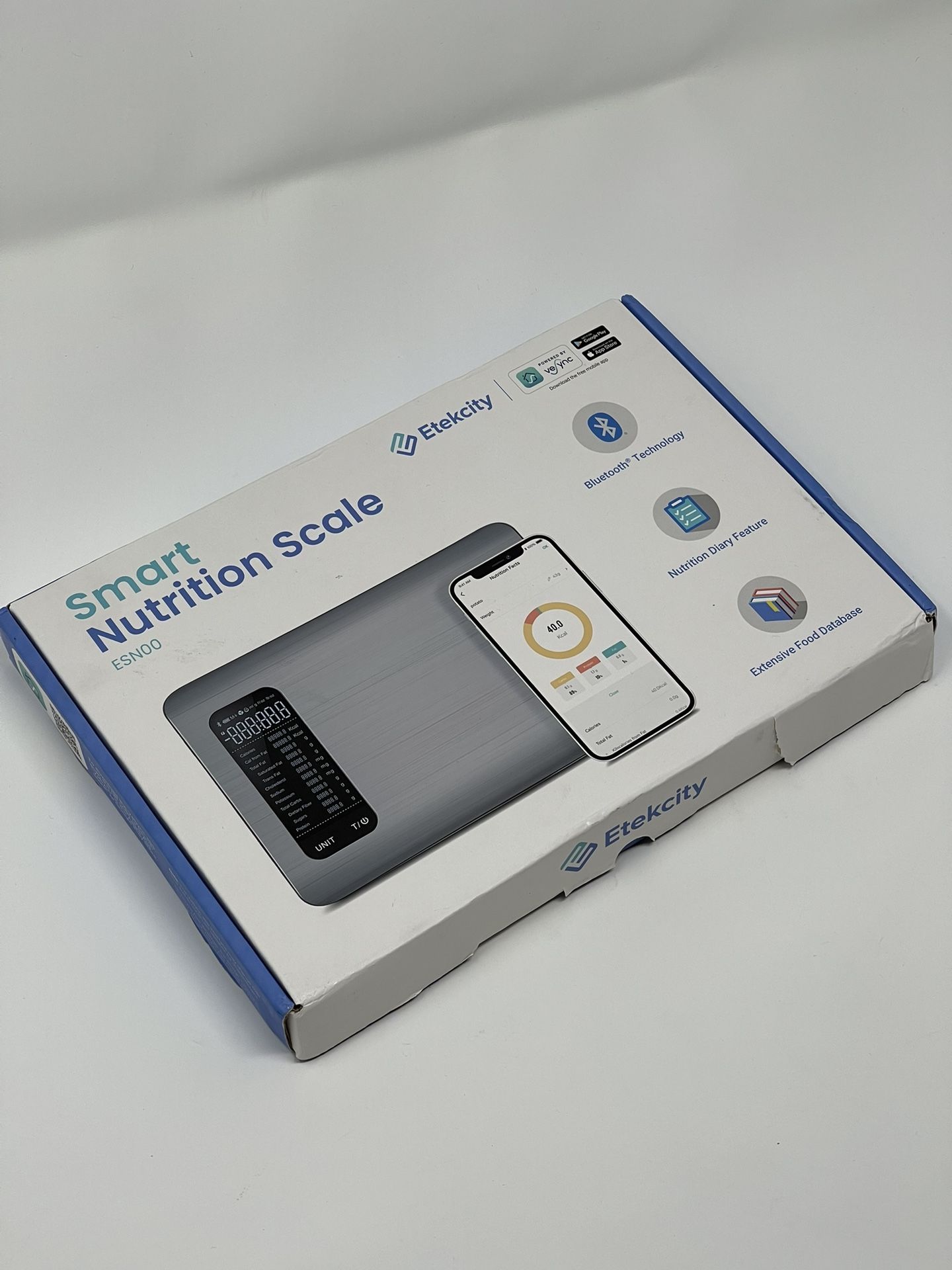 Etekcity ESN00 Kitchen Digital Scale - Silver