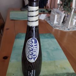 Vintage Glass Baseball Bat Bottle