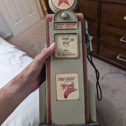 Texaco Fire-Chief Gas Pump Replica Decor