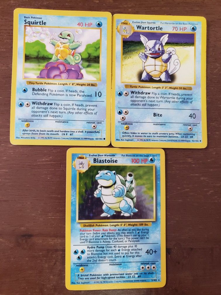 Shadowless Pokmon Cards