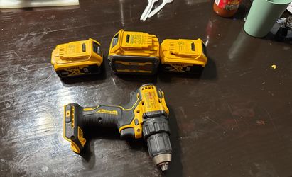 Drill And Batteries 