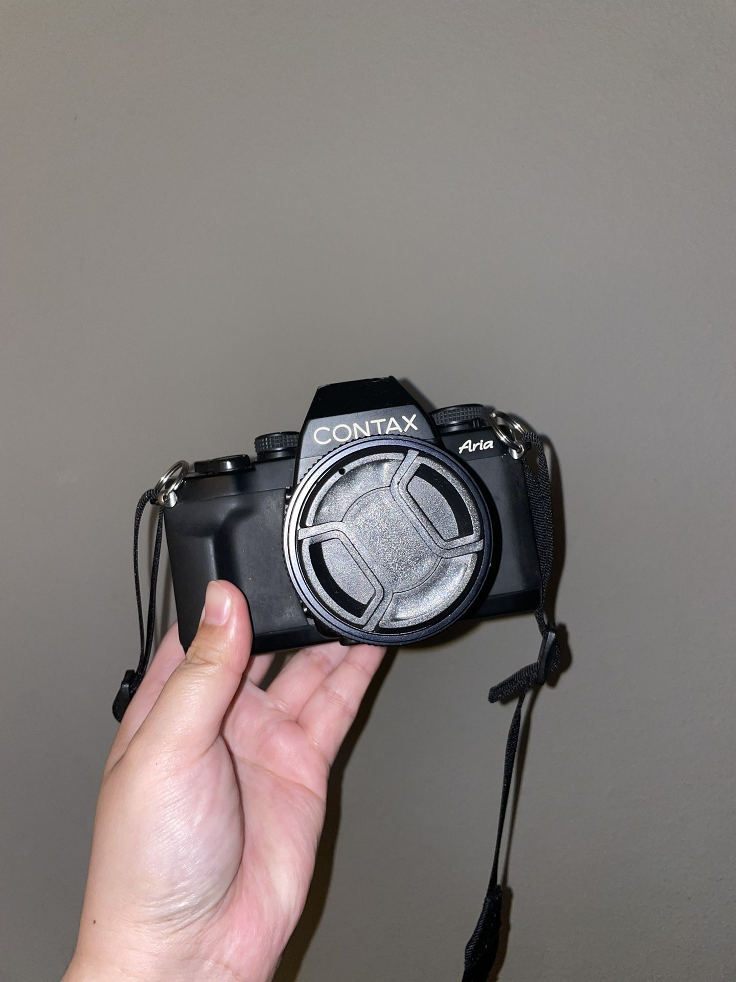 【Ku】CONTAX Aria +Planar 50mm F1.4 Contax Aria 35mm Film Camera with Carl Zeiss T* Planar 50mm f1.4