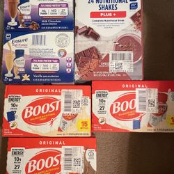 Assorted Protein Shakes