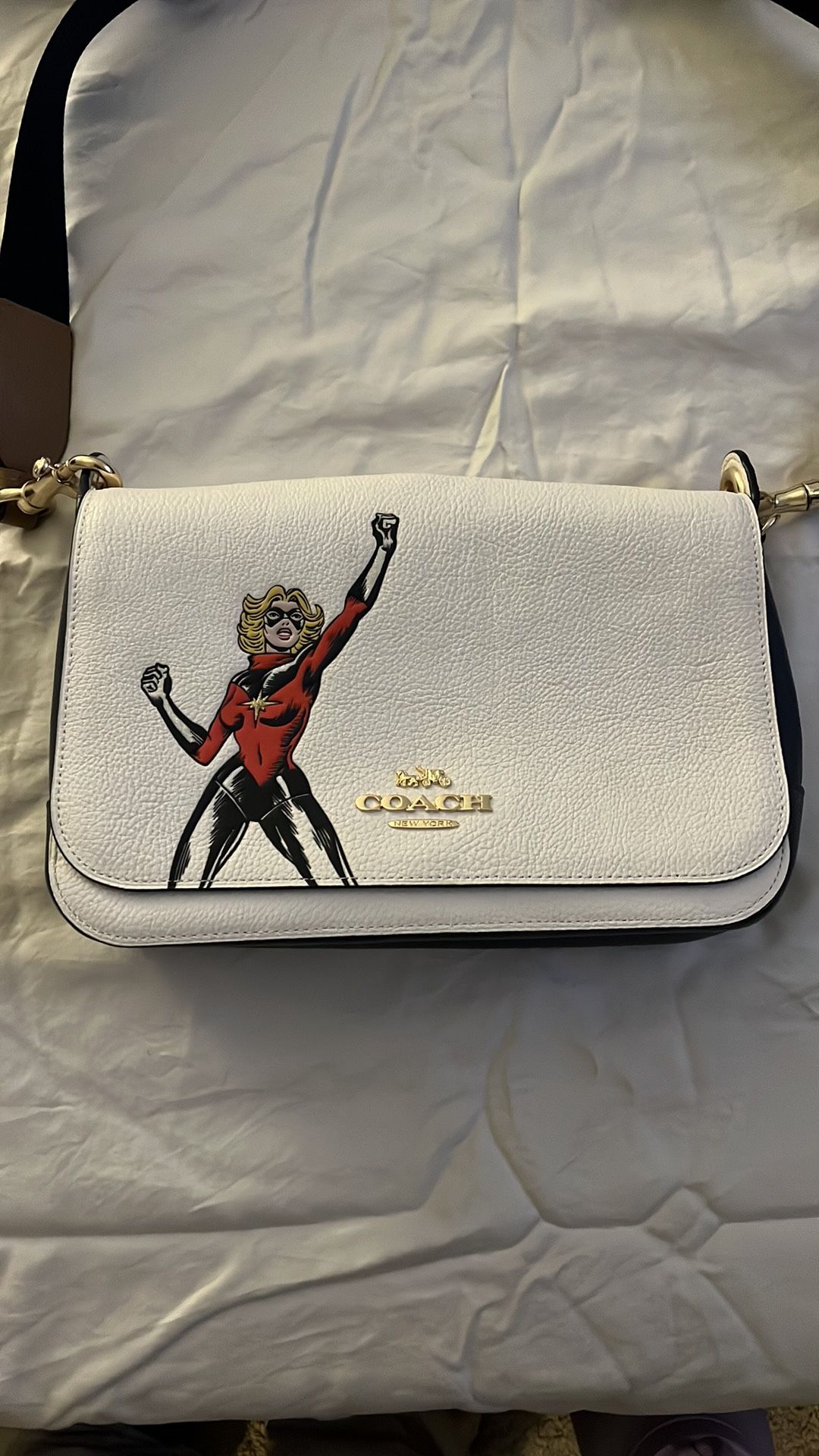 Authentic Coach Carol Danvers Messenger Bag