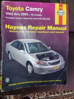 Haynes repair manual