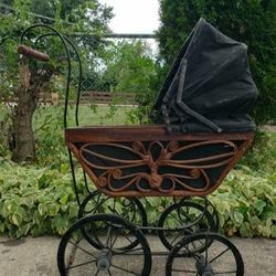 vintage baby stroller 