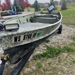 15hp Evinrude 15,8” Fishing/hunting Boat