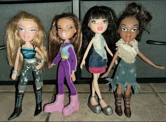 Bratz Dolls - Chloe, Yasmin, Jade & Sasha