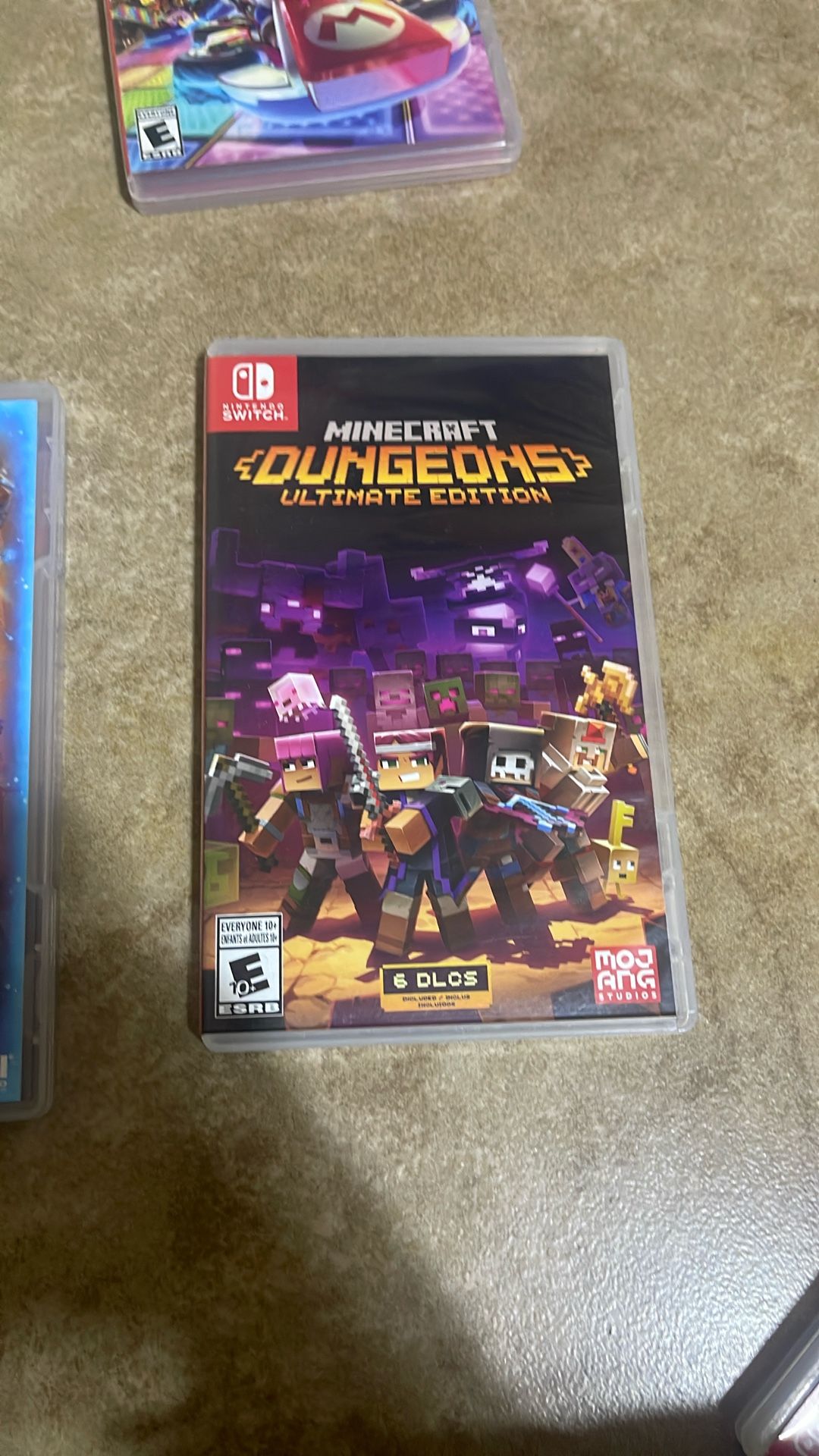 Minecraft dungeons Nintendo switch