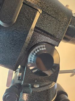 Manual Equatorial Telescope Mount with Aluminum Tripod