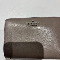 Kate Spade Leather Wallet Light Brown Used Gently
