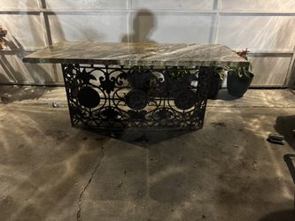 Luxury Granite Entrance Table