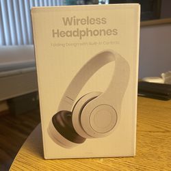White Wireless Headphones - BRAND NEW