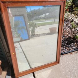 Solid WOOD MIRROR Moosehead 