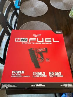 Milwaukee nail gun
