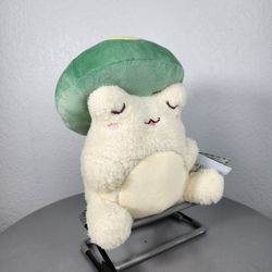 12" Plush Goals Green Toadstool Sleepy Wawa Frog Plush